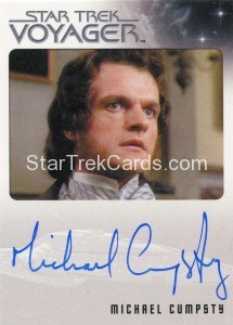 Star Trek Voyager Heroes Villains Autograph Michael Cumpsty Front