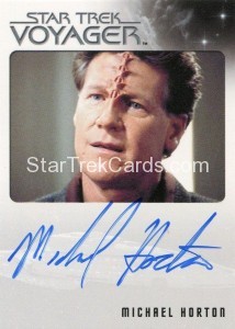 Star Trek Voyager Heroes Villains Autograph Michael Horton Front