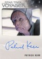 Star Trek Voyager Heroes Villains Autograph Patrick Kerr Front