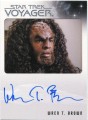 Star Trek Voyager Heroes Villains Autograph Wren T Brown Front