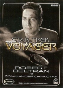 Star Trek Voyager Heroes Villains Black Gallery BB2 Back