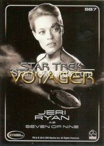 Star Trek Voyager Heroes Villains Black Gallery BB7 Back