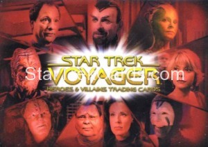 Star Trek Voyager Heroes Villains Case Topper CT2 Front