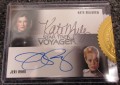 Star Trek Voyager Heroes Villains Dual Autograph Mulgrew and Ryan Front Black Variant