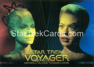 Star Trek Voyager Heroes Villains Promo P1 Front