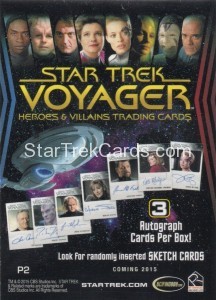 Star Trek Voyager Heroes Villains Promo P2 Back