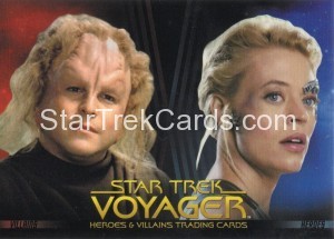 Star Trek Voyager Heroes Villains Promo P2 Front