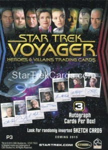 Star Trek Voyager Heroes Villains Promo P3 Back