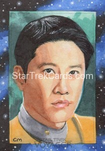 Star Trek Voyager Heroes Villains Sketch Chris Meeks Front 2