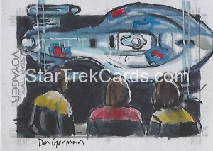 Star Trek Voyager Heroes Villains Sketch Dan Gorman Front 2