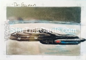 Star Trek Voyager Heroes Villains Sketch Dan Gorman Front