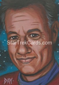 Star Trek Voyager Heroes Villains Sketch David Day Front