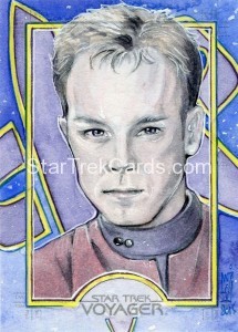 Star Trek Voyager Heroes Villains Sketch Helga Wojik Front 2