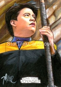 Star Trek Voyager Heroes Villains Sketch Javier Gonzales Front 2