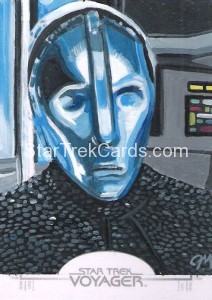 Star Trek Voyager Heroes Villains Sketch Jeff Mallinson Front 2