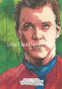 Star Trek Voyager Heroes Villains Sketch Jomar Bulda Front