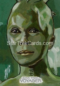 Star Trek Voyager Heroes Villains Sketch Lee Lightfoot Front 2