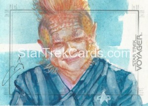 Star Trek Voyager Heroes Villains Sketch Mary Jane Pajaron Front