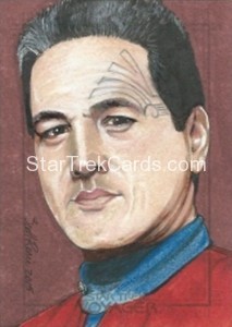 Star Trek Voyager Heroes Villains Sketch Scott Rorie Front