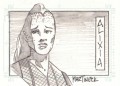 The Women of Star Trek Voyager HoloFEX Sketch Reward Martineck Alixia Front