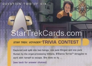 Voyager Season One Series Two Trading Card 59